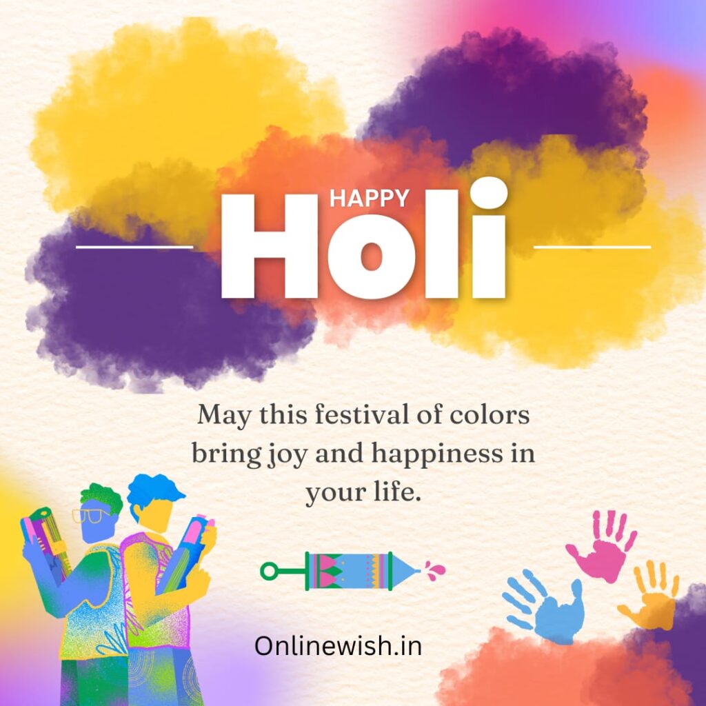 55+Happy holi wishes