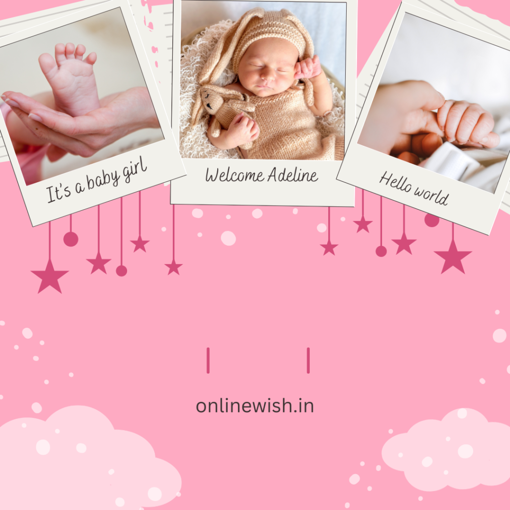 Wishes for new born baby girl