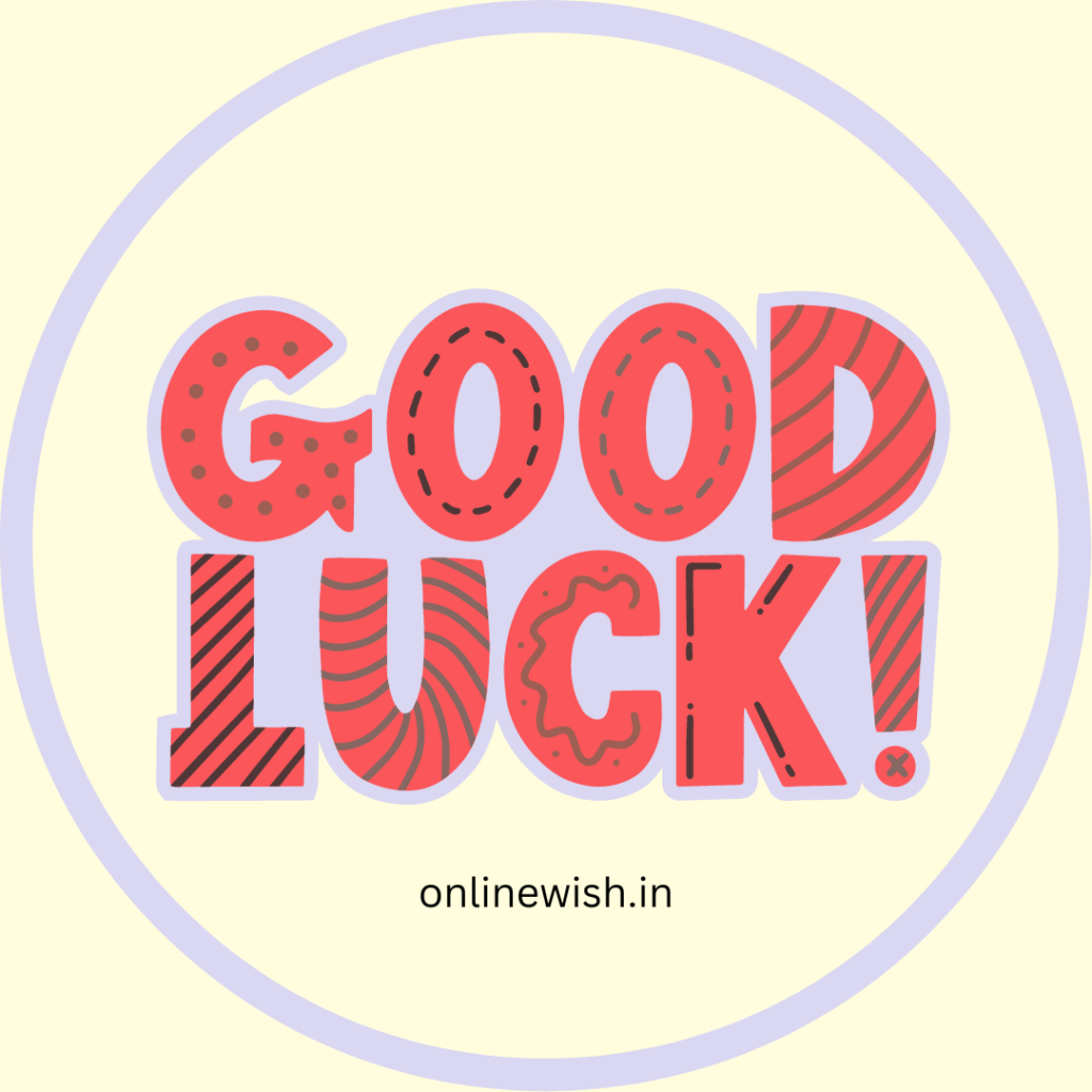 good luck wishes - Online Wish