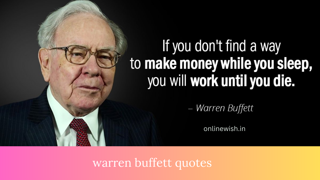 100+warren buffett quotes in english